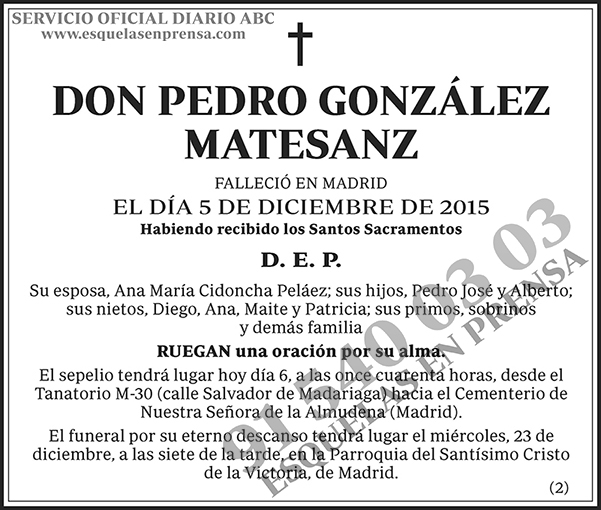 Pedro González Matesanz
